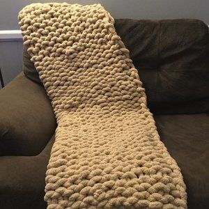 Taupe blanket